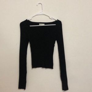 Aeropostale sweater wired deep V plunge